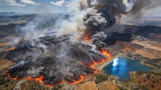 Wind-Driven Wildfires in Ávila and Madrid Set New Burn Records RUSSPAIN.com