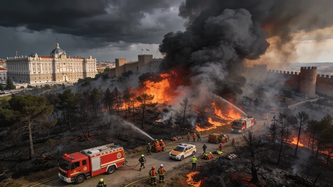 Celebrities Rally Support as Wildfires Devastate Madrid and Ávila RUSSPAIN.com