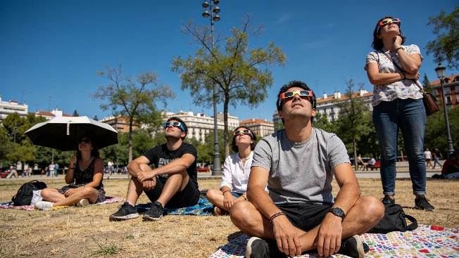 Madrid Sets 64 Official Viewing Points for Solar Eclipse Amid Fire Risk RUSSPAIN.com