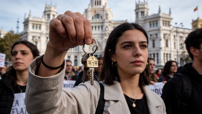 Seventy thousand march in Madrid as housing crisis ignites leftist surge RUSSPAIN.com