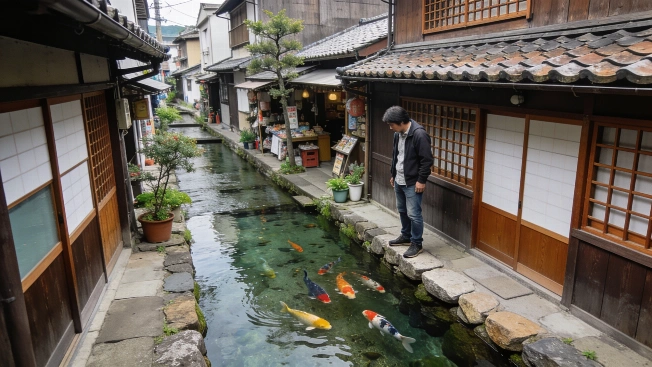 A Japanese City Where Koi Swim Freely Through the Streets RUSSPAIN.com