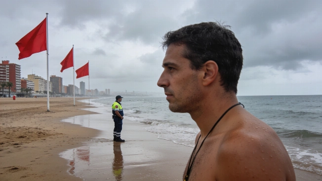 Red Flags Close Badalona, Montgat and Sant Adrià Beaches After Rain RUSSPAIN.com