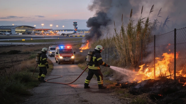 Firefighters contain wildfire near Bilbao airport as flames approach key area RUSSPAIN.com