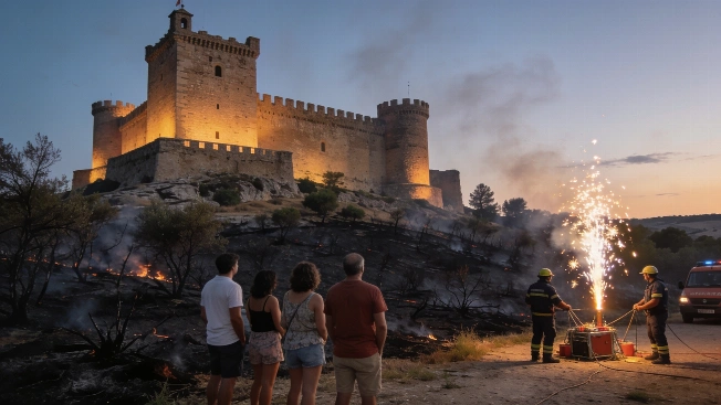 San Martín de Valdeiglesias Faces Backlash Over Fireworks Amid Wildfire Fears RUSSPAIN.com