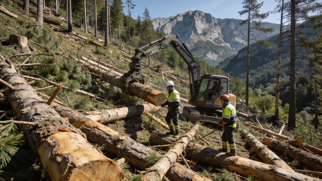 Catalan forests struggle to clear storm-felled timber as cleanup stalls RUSSPAIN.com