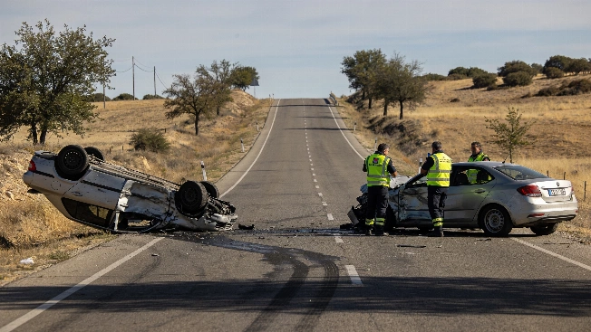 Two Seriously Injured in Crash on M507 Near Aldea del Fresno RUSSPAIN.com