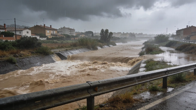 Red alert hits Barcelona outskirts over extreme rainfall threat RUSSPAIN.com