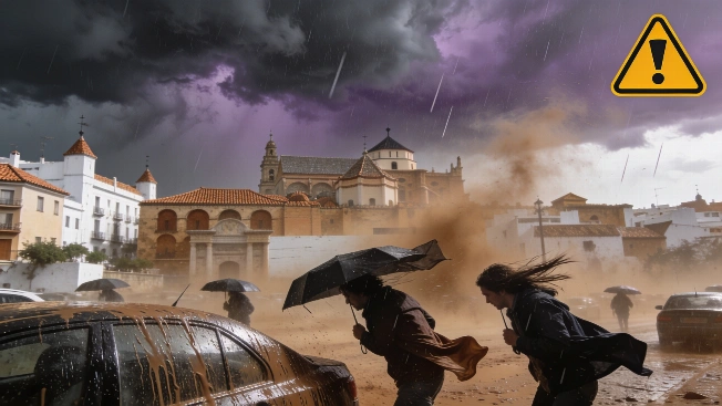 Storms and Saharan Dust Bring Muddy Rains to Eastern Spain RUSSPAIN.com