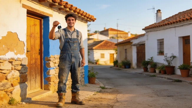 At 22, a Bricklayer Buys His Own Home for €40,000 in Rural Spain RUSSPAIN.com