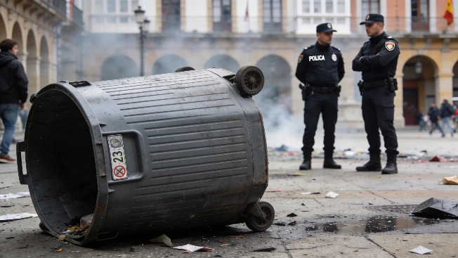 Clashes erupt at Vito Quiles rally in Pamplona RUSSPAIN.com