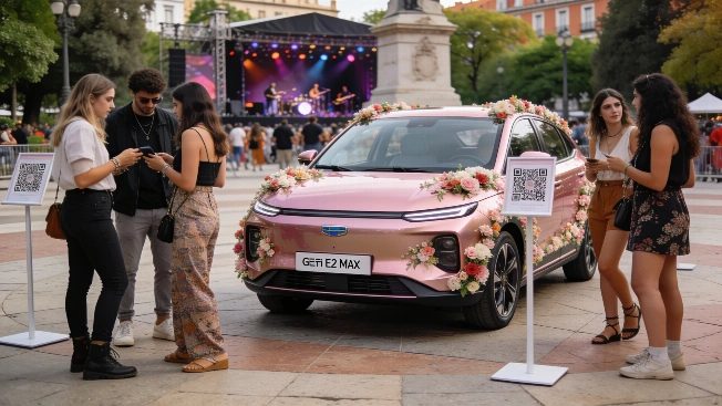 Geely puts E2 MAX plus up for grabs at Shakira’s Madrid tour RUSSPAIN.com