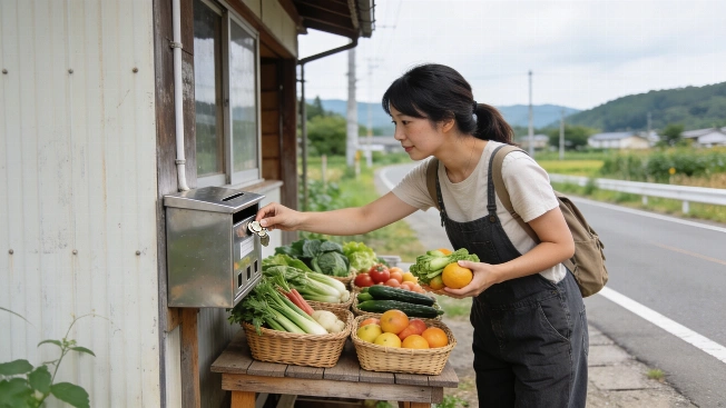 Japan’s Unmanned Farm Stalls Survive on Trust—And New Technology RUSSPAIN.com