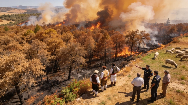 Farmers Demand Greater Role in Forest Fire Prevention in Andalusia RUSSPAIN.com