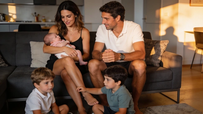 Ana Boyer and Fernando Verdasco Present Daughter Mía in First Family Photo RUSSPAIN.com
