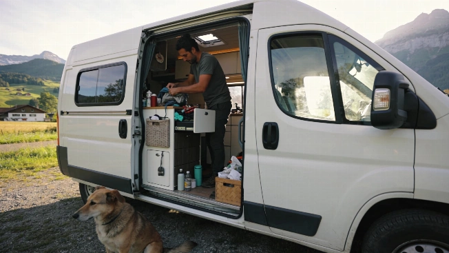 Spanish Waiter in Switzerland Turns Campervan Life Into 48-Hour Escapes RUSSPAIN.com