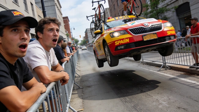 Spanish junior cycling coach expelled from world championship after reckless driving incident RUSSPAIN.com