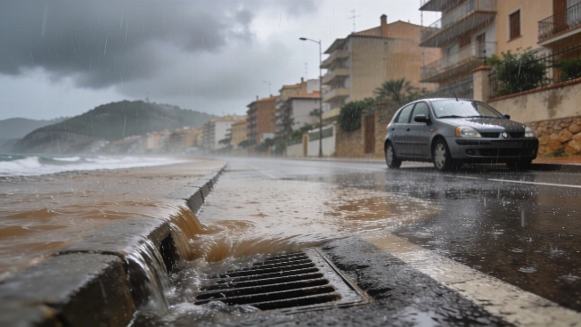 Red rain alerts cover 17 Catalan counties RUSSPAIN.com
