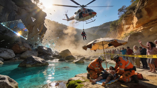Child Dies in Rockfall at La Fontcalda Bathing Area in Gandesa RUSSPAIN.com