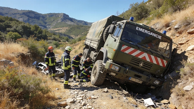UME Soldier Dies in Truck Accident During Huesca Wildfire Response RUSSPAIN.com
