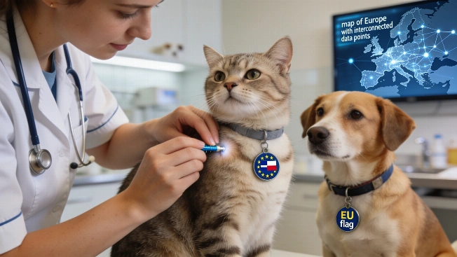 EU Sets 2028 Deadline for Mandatory Microchips on All Dogs and Cats RUSSPAIN.com