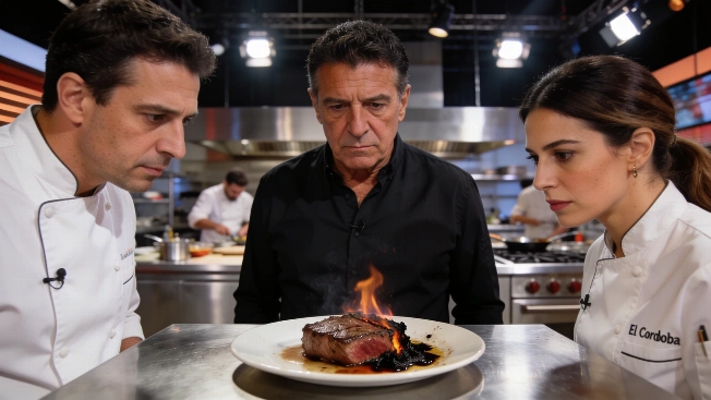 Manuel Díaz El Cordobés leaves MasterChef Celebrity Legends after serving raw steak RUSSPAIN.com