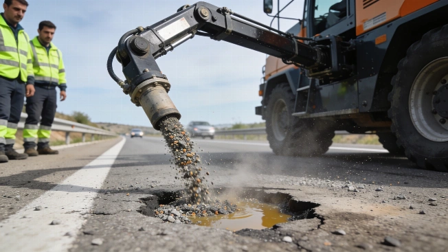 Spain Faces €13.5 Billion Road Repair Bill as Fast Polish Patching Machine Draws Attention RUSSPAIN.com