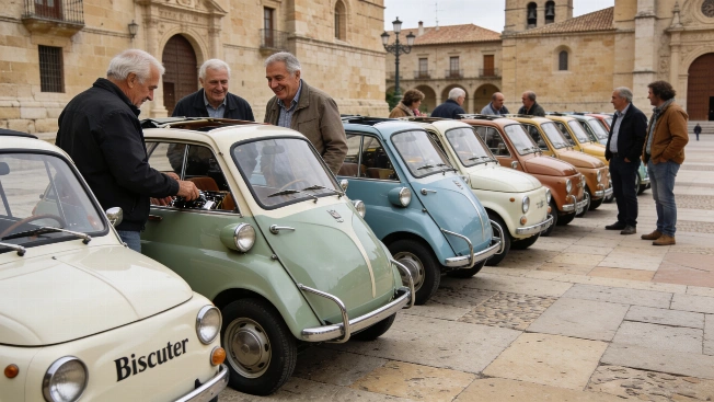 Thirteen Biscuter Microcars Turn Zamora into a Moving Museum RUSSPAIN.com