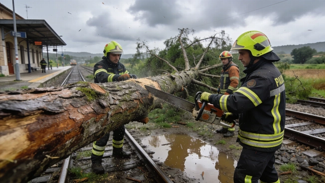 Storms Disrupt Transport and Cause Flooding Across Catalonia RUSSPAIN.com