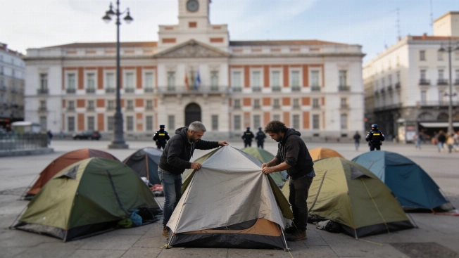Madrid court rejects immediate eviction of Sol housing camp RUSSPAIN.com