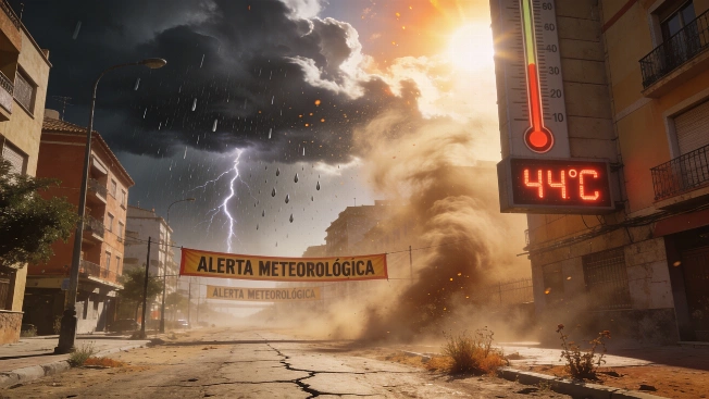 Heatwave Peaks: 44°C and Severe Storms Hit Southeast Spain RUSSPAIN.com