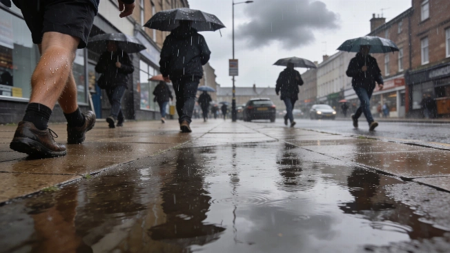 Heavy Rain Disrupts North East After Prolonged Dry Spell RUSSPAIN.com