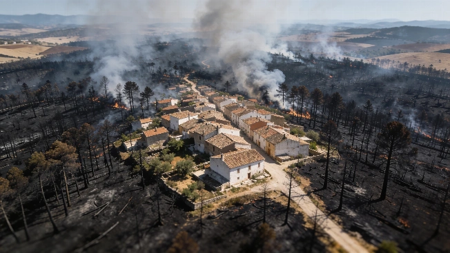 Casavieja Survives Historic Wildfire but Faces Devastating Losses RUSSPAIN.com
