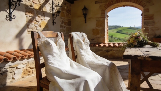 Barneda and Paerel Marry in Ávila RUSSPAIN.com