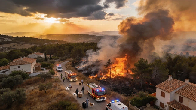 Hundreds Evacuated in Querol as Aiguamúrcia Wildfire Threatens Homes RUSSPAIN.com