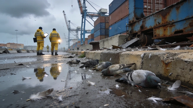 Severe Storm in Tarragona Leaves Over 100 Pigeons Dead at Port RUSSPAIN.com