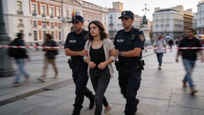 Madrid Sol clashes leave young woman detained RUSSPAIN.com
