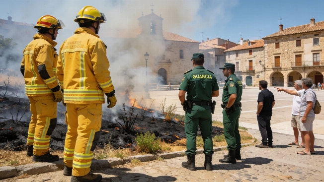 Suspected Arsonist with Prior Offenses Arrested After Lozoyuela Wildfire RUSSPAIN.com