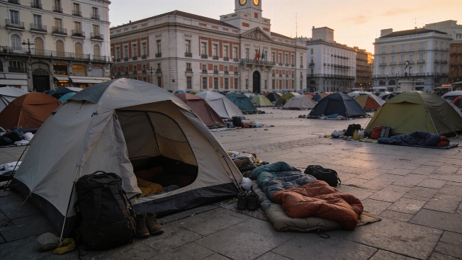 Tents fill Puerta del Sol as Madrid faces housing standoff RUSSPAIN.com