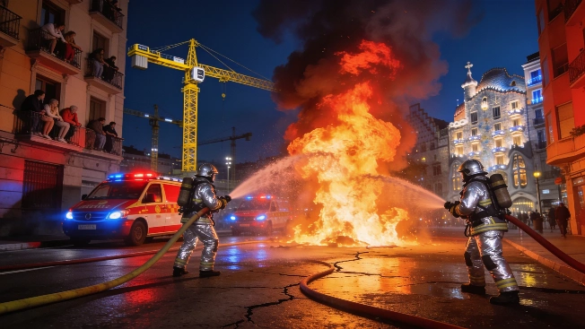 Gas Explosion and Rail Sinkholes Raise Safety Concerns in Barcelona RUSSPAIN.com