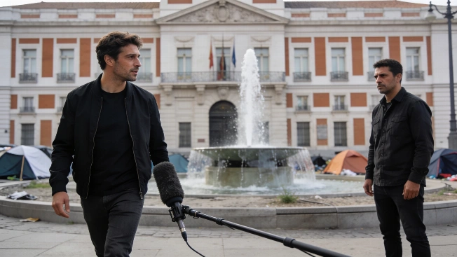 Man shoves Horizonte reporter during live Madrid broadcast RUSSPAIN.com