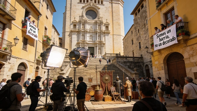 Girona Residents Demand End to Film Shoot Discounts in Historic Center RUSSPAIN.com