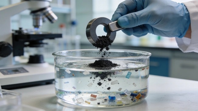 Magnetic Powder Revolutionizes Removal of Microplastics from Water RUSSPAIN.com