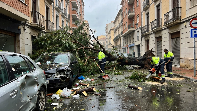 Alcoy Faces Widespread Damage After Violent Storm Hits City RUSSPAIN.com