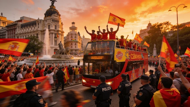 Madrid Prepares for Massive Traffic Disruptions as La Roja Celebrates World Cup Win RUSSPAIN.com