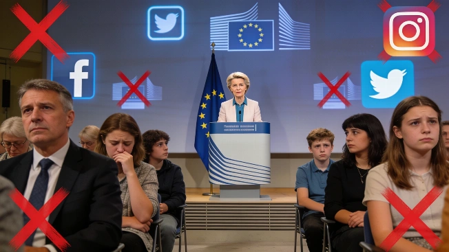 EU Considers Social Media Ban for Under-13s Amid Mental Health Concerns RUSSPAIN.com