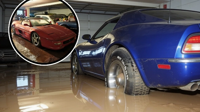 Flood destroys more than 113 film cars in Granollers RUSSPAIN.com