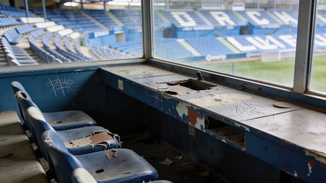 Vallecas stadium vandalised as masked men surround the directors' box RUSSPAIN.com