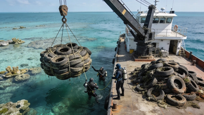 Florida Faces $137 Million Bill to Remove Artificial Tire Reef RUSSPAIN.com