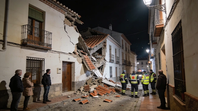 Nighttime Earthquake in Granada Triggers Emergency and Causes Damage RUSSPAIN.com