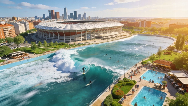 Madrid to Open Europe’s Largest Artificial Surf Beach in 2027 RUSSPAIN.com